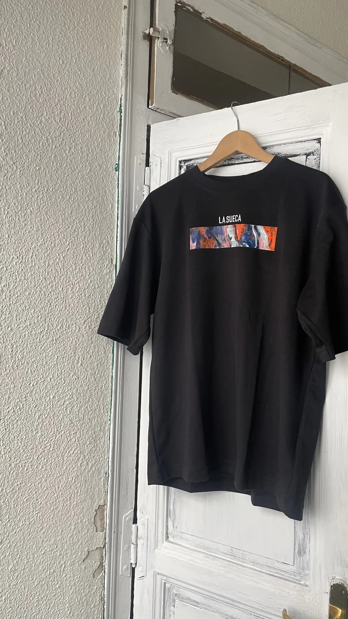 T-2601 Black t-shirt, worn