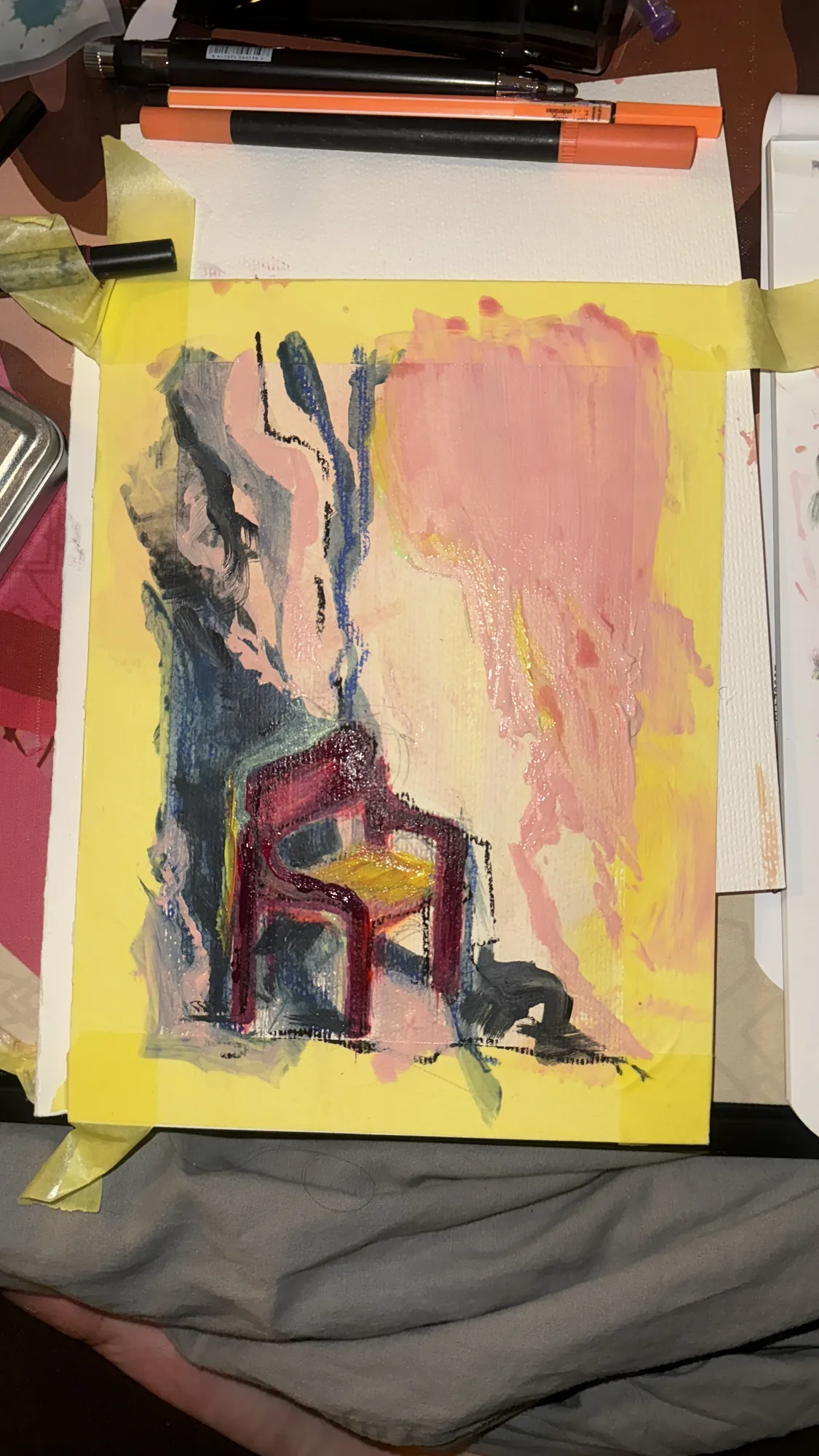 In the studio